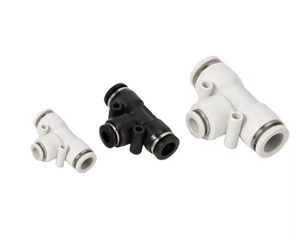 Nouveau raccord pneumatique en T de la série Peg Pen, réducteur de tuyau à 3 voies, raccord rapide à une touche, connecteur d'air à poussée - Product Image 5