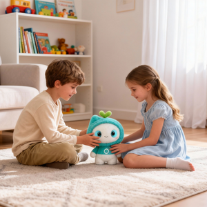 Juguete de Peluche con IA de Voz Inalámbrica, Robot de Compañía para Niños con Aplicación de Aprendizaje y Personalización de Múltiples Idiomas, Compañero con IA - Product Image 5