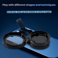 Kit de filtre polarisant CPL magnétique pour téléphone portable avec revêtement optique, objectif de prise de vue HD pour Apple, pour iPhone, pour Samsung