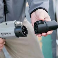 Adaptateur de chargeur de voiture électrique J1772 pour Tesla, 60 ampères / 250 V AC, compatible avec l'adaptateur de chargeur de voiture électrique SAE J1772 pour Tesla