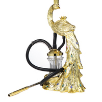 Vente en Gros AHB0002 Offre Spéciale de Narguilé Portable de Forme Unique Disponible Narguilé Shisha Personnalisé avec Led