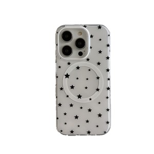Funda Magnética para Teléfono con Diseño de Alas de Ángel Azules y Blancas, Carcasa Transparente Antigolpes para iPhone 17 Pro Max 16 15 14, Elegante y Protectora para Chicas - Product Image 5