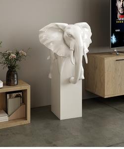 Design Chic alla moda <span class=keywords><strong>testa</strong></span> di <span class=keywords><strong>elefante</strong></span> <span class=keywords><strong>in</strong></span> resina Versatile per Home Office e scene <span class=keywords><strong>all</strong></span>'aperto - Product Image 6