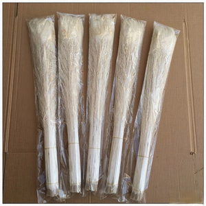 Plumes de paon blanchies 80-90CM Plumes de paon pour projets décoratifs de luxe Solutions et costumes personnalisés DIY Craft Floral - Product Image 6