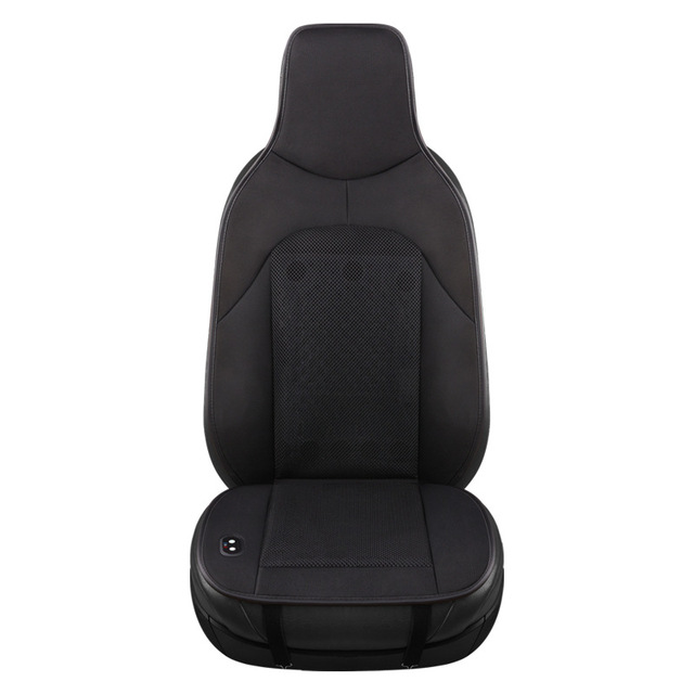 Summer Car Seat Cover with 12V/24V Fan Electric Air Conditioning Hair Dryer & Massage Foam Heating Ventilation Cushion Made Mesh