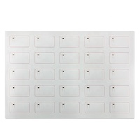 Prix bas 13.56MHz MIFARE(R) DESFire(R) Ev1 4K RFID Mini Tag PVC et PET Incrustation étanche/Feuille de prélam avec numéro de modèle ISO