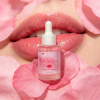 Sérum pour les lèvres rose naturel, atténue la pigmentation foncée des lèvres, lèvres douces et pulpeuses, étiquette privée, vente en gros