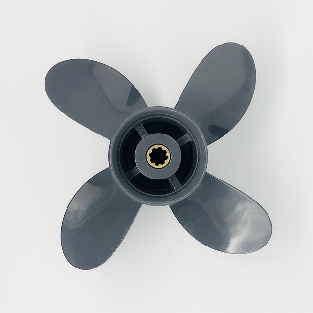 Marine Propeller Fit for HONDA Outboard  Motor Engine 4 Blade  Propeller  9 -1/4X11"