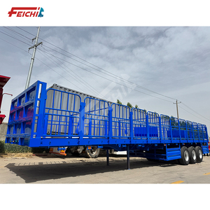 El semirremolque de <span class=keywords><strong>jaula</strong></span> de 3 ejes 60/80T de alta calidad de China se utiliza para transportar ganado <span class=keywords><strong>en</strong></span> <span class=keywords><strong>venta</strong></span> - Product Image 1
