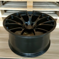 Rines de Aleación Negros Personalizados 5x112 5x120 5x114.3 de 18 19 20 21 22 Pulgadas para Autos, Rines Forjados para Dodge Durango SRT Hellcat