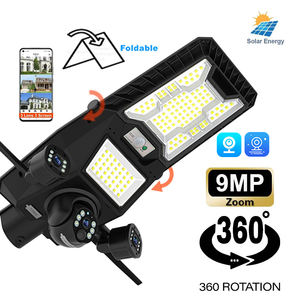 आउटडोर फोल्डेबल तीन लेंस मोशन सेंसर के नेतृत्व वाले बगीचे को एकीकृत सौर स्ट्रीट लाइट्स के साथ एकीकृत सौर स्ट्रीट लाइट - Product Image 3