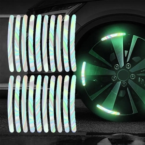 Reflector <span class=keywords><strong>de</strong></span> cubo <span class=keywords><strong>de</strong></span> <span class=keywords><strong>bicicleta</strong></span>, <span class=keywords><strong>pegatinas</strong></span> <span class=keywords><strong>de</strong></span> advertencia <span class=keywords><strong>de</strong></span> seguridad nocturna, calcomanías <span class=keywords><strong>para</strong></span> automóviles, herramienta <span class=keywords><strong>de</strong></span> tira <span class=keywords><strong>de</strong></span> rueda con llanta reflectante - Product Image 1