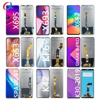 Écran tactile LCD de remplacement d'origine pour la réparation de téléphones mobiles TECNO