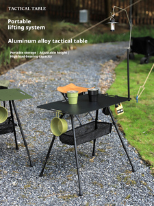 <span class=keywords><strong>Table</strong></span> tactique ultra-légère d'extérieur, <span class=keywords><strong>pliable</strong></span>, portable, <span class=keywords><strong>table</strong></span> IGT relevable, équipement de <span class=keywords><strong>camping</strong></span> léger, <span class=keywords><strong>table</strong></span> à thé de pique-nique - Product Image 2