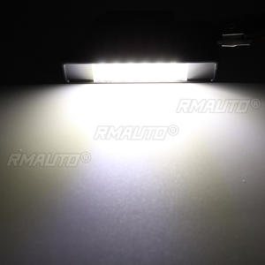 2x Feux de plaque d'immatriculation arrière de voiture 18 LED SMD 6000K pour Peugeot 106 207 307 308 406 407 pour CITROEN C3 C4 C5 C6 C8 - Product Image 6