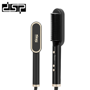 <span class=keywords><strong>Brosse</strong></span> à air chaud <span class=keywords><strong>ionique</strong></span> DSP - Peigne à revêtement céramique, 5 réglages de température 100-180 ℃ Arrêt automatique |   <span class=keywords><strong>Brosse</strong></span> <span class=keywords><strong>rotative</strong></span> pour cheveux et styler anti-frisottis - Product Image 1