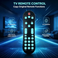 Control Remoto Universal Personalizable para TV con Botones Grandes, Función de Búsqueda de Canales y Códigos para Todas las Marcas de TV LCD LED Smart