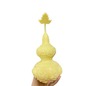 Sculpture de gourde en résine imprimée en 3D Thunderstone, pièce d'art décorative faite à la main pour la décoration de la maison - Product Image 1