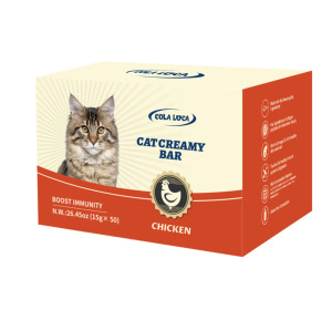 โคล่าโลคาอาหารสัตว์เลี้ยงแบบเปียกแท่งครีมสำหรับแมว15กรัมขนมแมวเหลว - Product Image 2