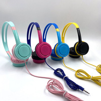Headset PC Terlaris untuk Anak-Anak OEM Murah Headset Kabel untuk Pelajar Headset Anak untuk Penggunaan di Kelas
