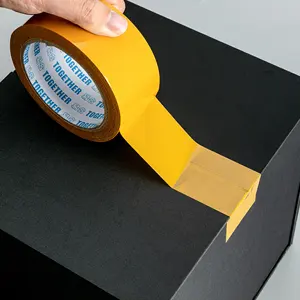 Картонная клейкая уплотнительная лента из полипропилена, прозрачная самоклеящаяся упаковочная лента из полипропилена