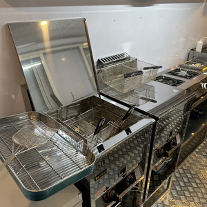 รถพ่วงขายอาหารเคลื่อนที่ พร้อ<span class=keywords><strong>ม</strong></span>อุปกรณ์ครบครัน รถพ่วงอาหารทรงสี่เหลี่ยมทำจากสแตนเลสคุณภาพสูง สำหรับบริการอาหารระดับพรีเ<span class=keywords><strong>ม</strong></span>ีย<span class=keywords><strong>ม</strong></span> - Product Image 4