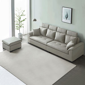 أريكة سرير جلدية متعددة الوظائف مخصصة من مصنع صيني بتصميم فاخر للفنادق وغرف المعيشة - Product Image 2