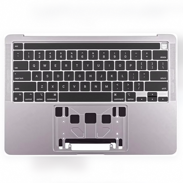 Wholesale Laptop Upper Parts For MacBook A2338 Pro M1 2020 Gray Palmrest Top Case Keyboard With Touch Bar