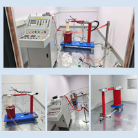 KDJF2020B AC DC Probador de descarga parcial Sf6 Gas Pd Transformador de prueba libre Probador Hipot Fuerza dieléctrica Juego de prueba Hv