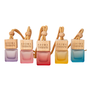 8ml Mini kare cam şişe boş hava spreyi difüzör küp kozmetik kullanım için parfüm asılı araba koku için - Product Image 1