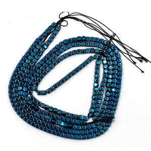 <span class=keywords><strong>Pierre</strong></span> Naturelle <span class=keywords><strong>Hématite</strong></span> <span class=keywords><strong>Pierre</strong></span> Précieuse Carré 4mm Cube Argent Or Multicolore Perles Lâches <span class=keywords><strong>Hématite</strong></span> 15.5" - Product Image 6