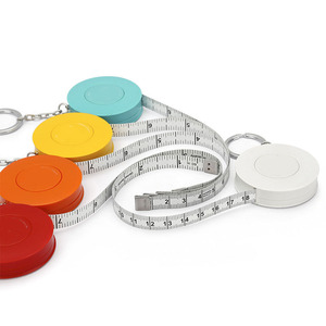 Băng Dính Mềm Bấm <span class=keywords><strong>Mini</strong></span> Có Thể Thu Gọn Băng Dính Mềm Di Động 150 Cm Kèm Móc Khóa Băng May Thủ Công Băng Đo Nhiều Màu - Product Image 3