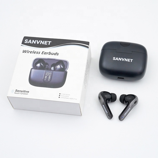 X08 SANVNET HIFI Headphones In-Ear BT TWS Earbuds Headsets Waterproof True Wireless Stereo Earphones With Charging Box