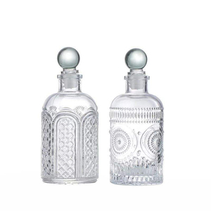 Frasco <span class=keywords><strong>de</strong></span> <span class=keywords><strong>Perfume</strong></span> <span class=keywords><strong>de</strong></span> Vidrio Lujoso y Elegante con Tapón, para Perfumes - Product Image 3