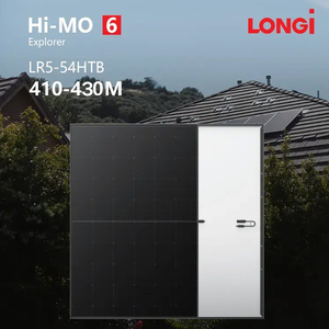 Stock US UE Prix bas <span class=keywords><strong>Longi</strong></span> 430 Watts Panneau solaire noir complet LR5-54HTB tout noir Himo 6 Paneles Solares Costo - Product Image 5