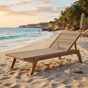 Les chaises longues modernes sont conçues pour le luxe et le confort en plein air, alliant style élégant avec des matériaux durables. - Product Image 5