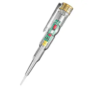 Test Pen Transparent Led Induction Double Lights Electrician's measuring pen