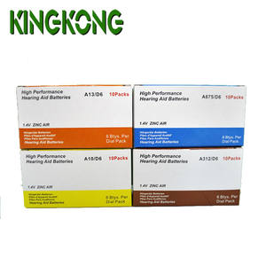 공장 가격 아연 공기 보청기 배터리 A10 A13 A312 <span class=keywords><strong>A675</strong></span> - Product Image 6