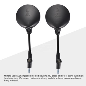 Gương chiếu hậu xe máy tròn GOOFIT 8mm 10mm, gương chiếu hậu gập được với bộ chuyển đổi, dùng được cho xe ATV, UTV, xe địa hình, xe tay ga - Product Image 4