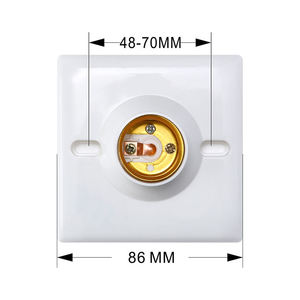 Vente en gros de support de lumière carré multifonctionnel E27 250v <span class=keywords><strong>vis</strong></span> PP <span class=keywords><strong>baïonnette</strong></span> en spirale support de lampe à base d'<span class=keywords><strong>ampoule</strong></span> pour toit - Product Image 6