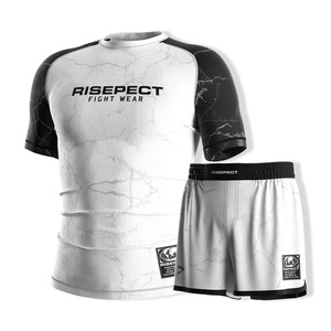 Paquete de Jiu-jitsu NO GI: Rashguard de Compresión y Pantalones Cortos de Entrenamiento con Costuras Reforzadas y Tecnología de Secado Rápido para BJJ y Grappling - Product Image 1