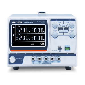 Alimentation électrique régulée numérique GPE-3323 GWINSTEK 0~30V/0~60V 3A/6A Entrée 110V/240V Garantie de 3 ans - Product Image 1