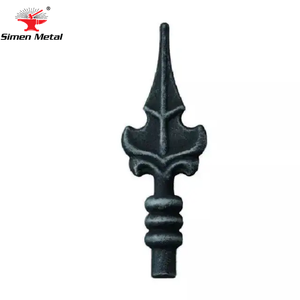 Punta de lanza de hierro forjado popular con componentes de hierro forjado de la <span class=keywords><strong>mejor</strong></span> calidad de superficie lisa - Product Image 3