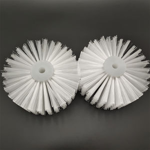 Rodillo de cepillo de nailon, cilindro de plástico blanco personalizado para guante de goma - Product Image 6