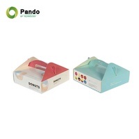 Pâtisserie Boulangerie Croissant Boîte En Carton Personnalisé Boîte À Biscuits De Luxe Emballage En Papier Chocolat Bonbons Cadeau Donut Boîte