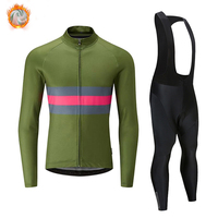 Radfahren Winter Warm Fleece Jersey Latzhose Set Ropa Ciclismo Fahrrad Herren Fahrrad bekleidung Anzug