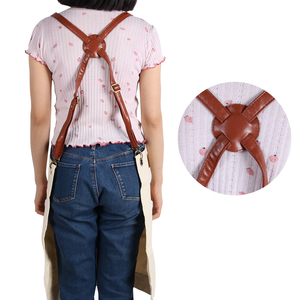 Changrong tùy chỉnh khá chéo trở lại màu be nghệ sĩ cà phê cửa hàng vải tạp dề - Product Image 2