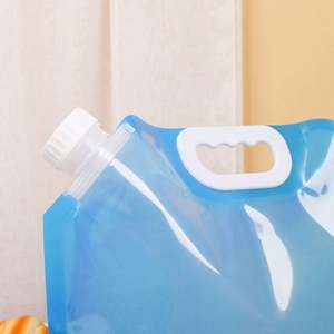 Sac de transport pliable et portable en PET/PE transparent de 5 litres pour eau, vodka et autres boissons, résistant à l'humidité, idéal pour la randonnée (USA) - Product Image 5