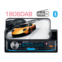 Radio Estéreo para Coche, Reproductor MP3 1DIN, Bluetooth, FM, AM, RDS, DAB + USB, SD, Conexión de Tarjeta TF, Función de Amplificador, ASF