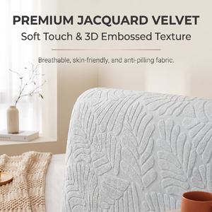 Copritestata <span class=keywords><strong>Universale</strong></span> Elastico in Maglia Jacquard Multimisura, Copertura Antipolvere, Rinnovamento e Restauro <span class=keywords><strong>Testata</strong></span> <span class=keywords><strong>Letto</strong></span> - Product Image 3